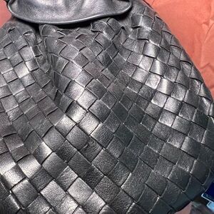 Bottega Veneta Black Leather Bag